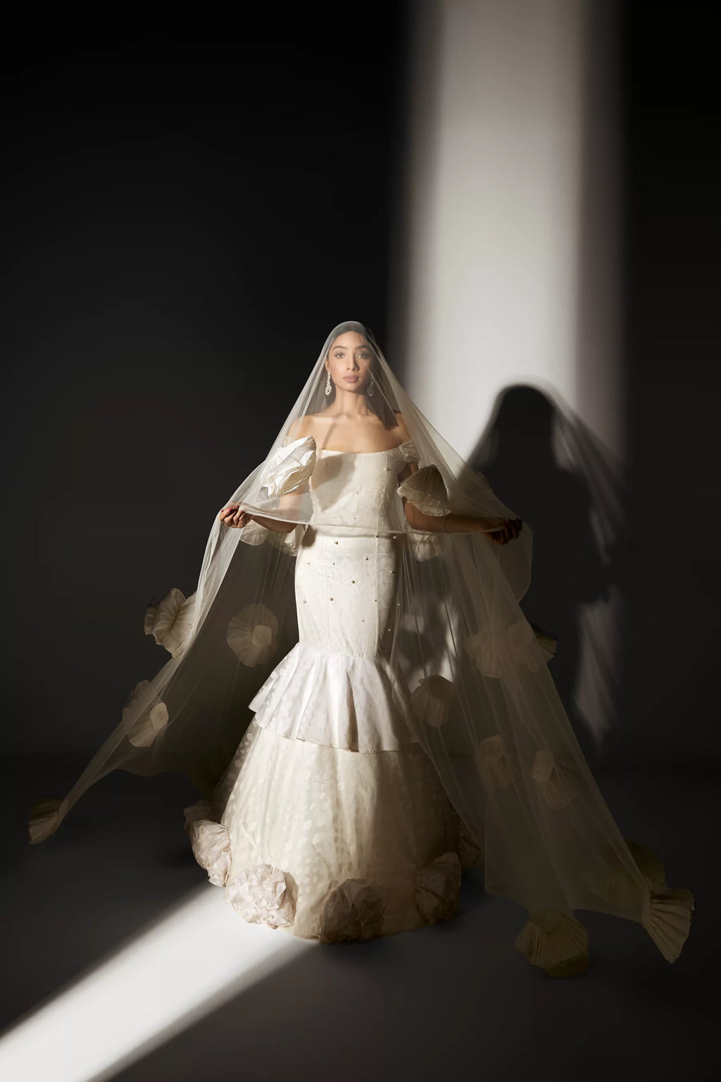 Forward Veil bridal look