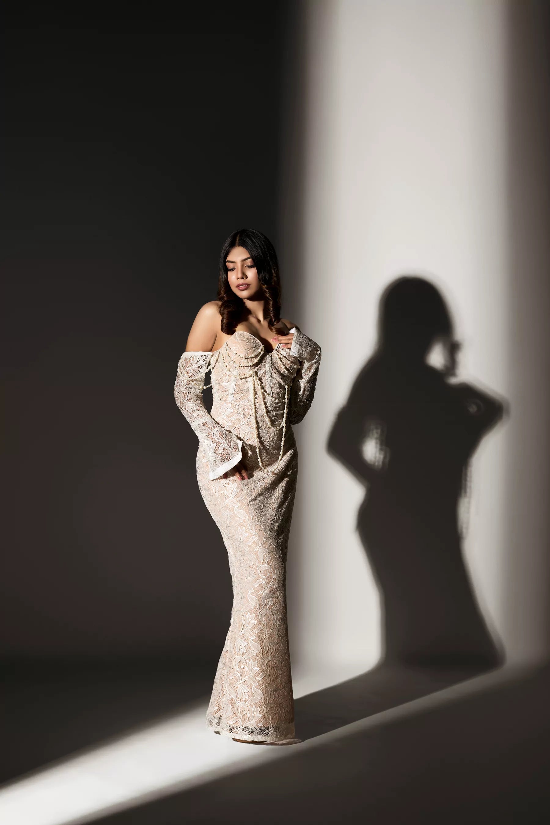 Vintage Romance secondary bridal sample